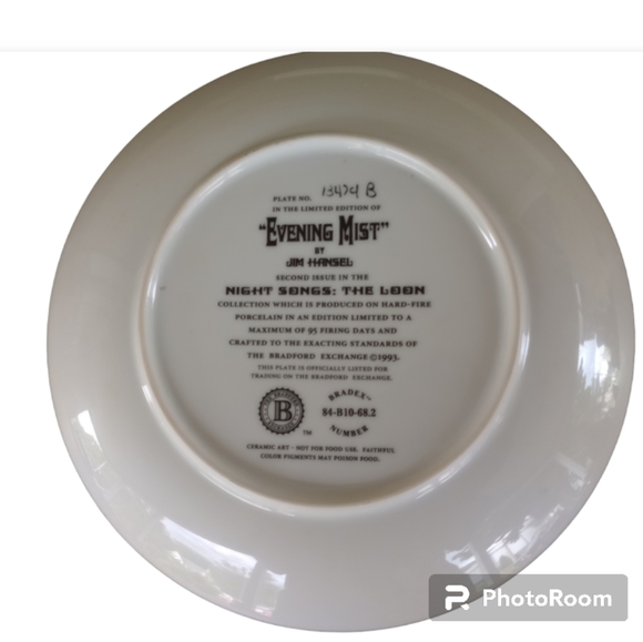 Evening Must by Jim Hansel collector plate - Picture 3 of 3